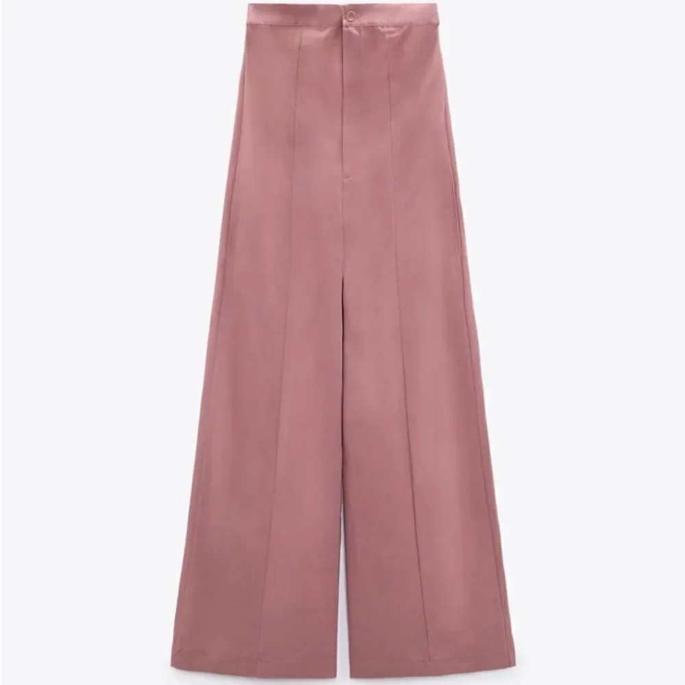 Zara STRAPLESS LINEN BLEND JUMPSUIT